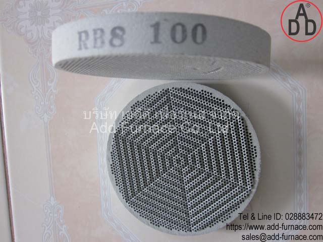 RB8 diameter 100mm ceramic honeycomb(1)
